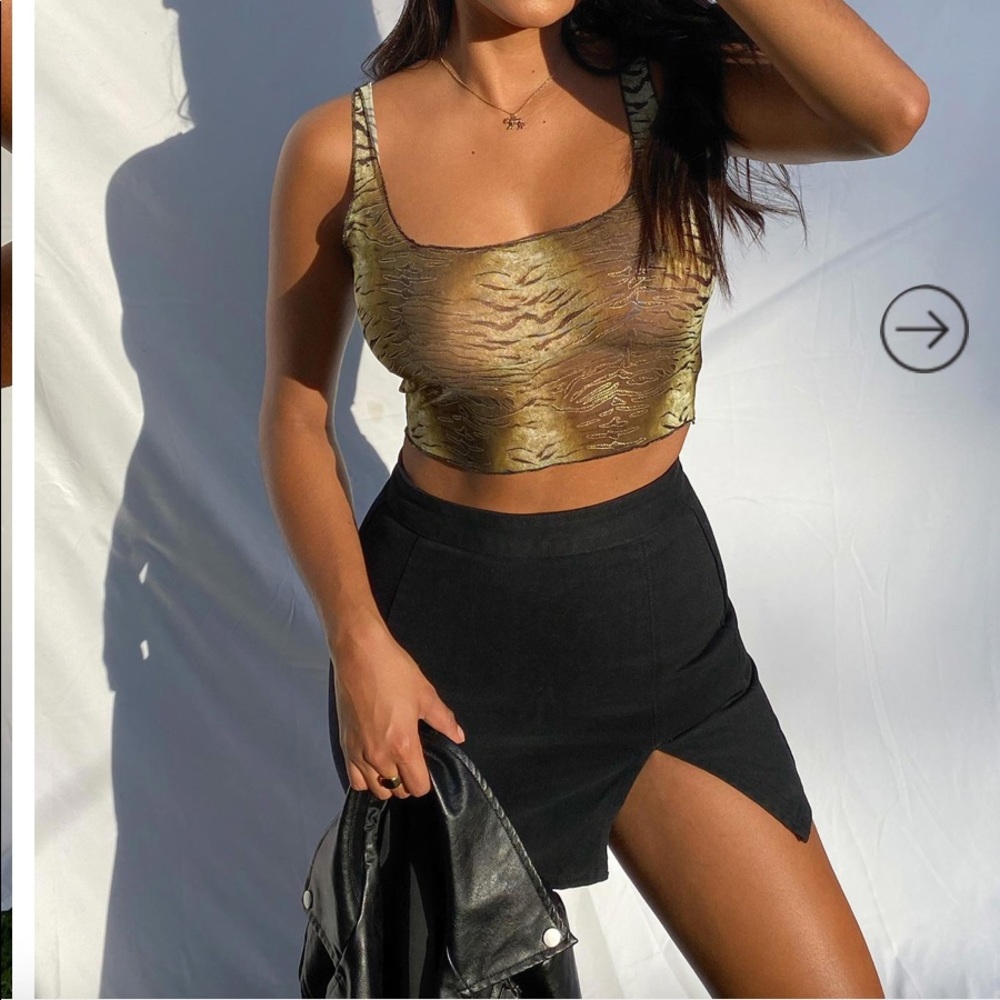 Princess Polly The Lola Mini Skirt (Lioness)